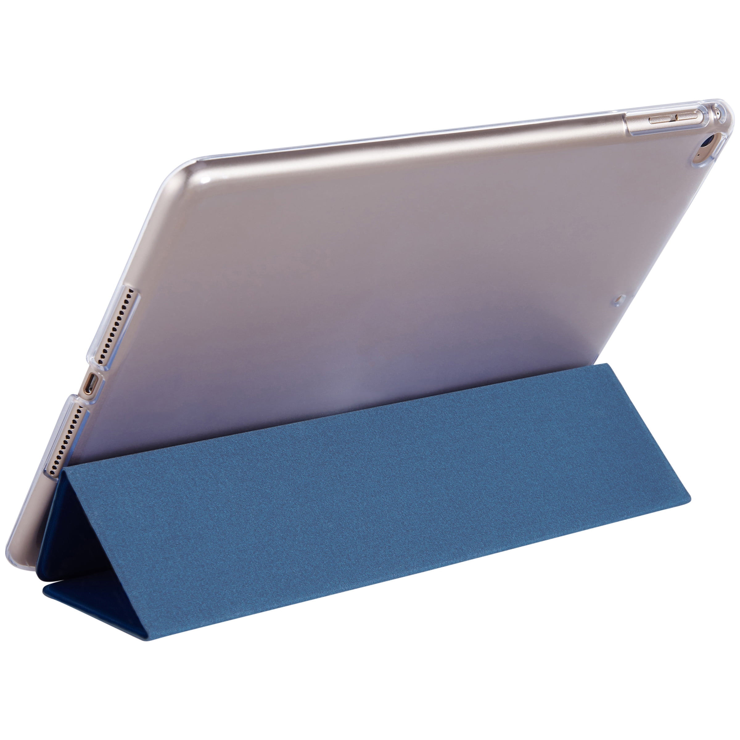 onn. Folio Case for 9.7 inch iPad Air 1 & iPad Air 2, Washed Indigo