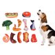 thumbnail image 1 of Juguete para Mascotas ANGGREK Forma de Comida Limpieza de Dientes, 1 of 8