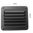 thumbnail image 2 of Marine for 5"""""""" x 4-7/8"""""""" Louvered Vent Black ABS Sail Boat, 2 of 6