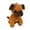 dark brown, variant on Miniature Plush Dog Keychain Lovely Pug And German Shepherd Stuffed Bag Ornament For Kids And Adults
