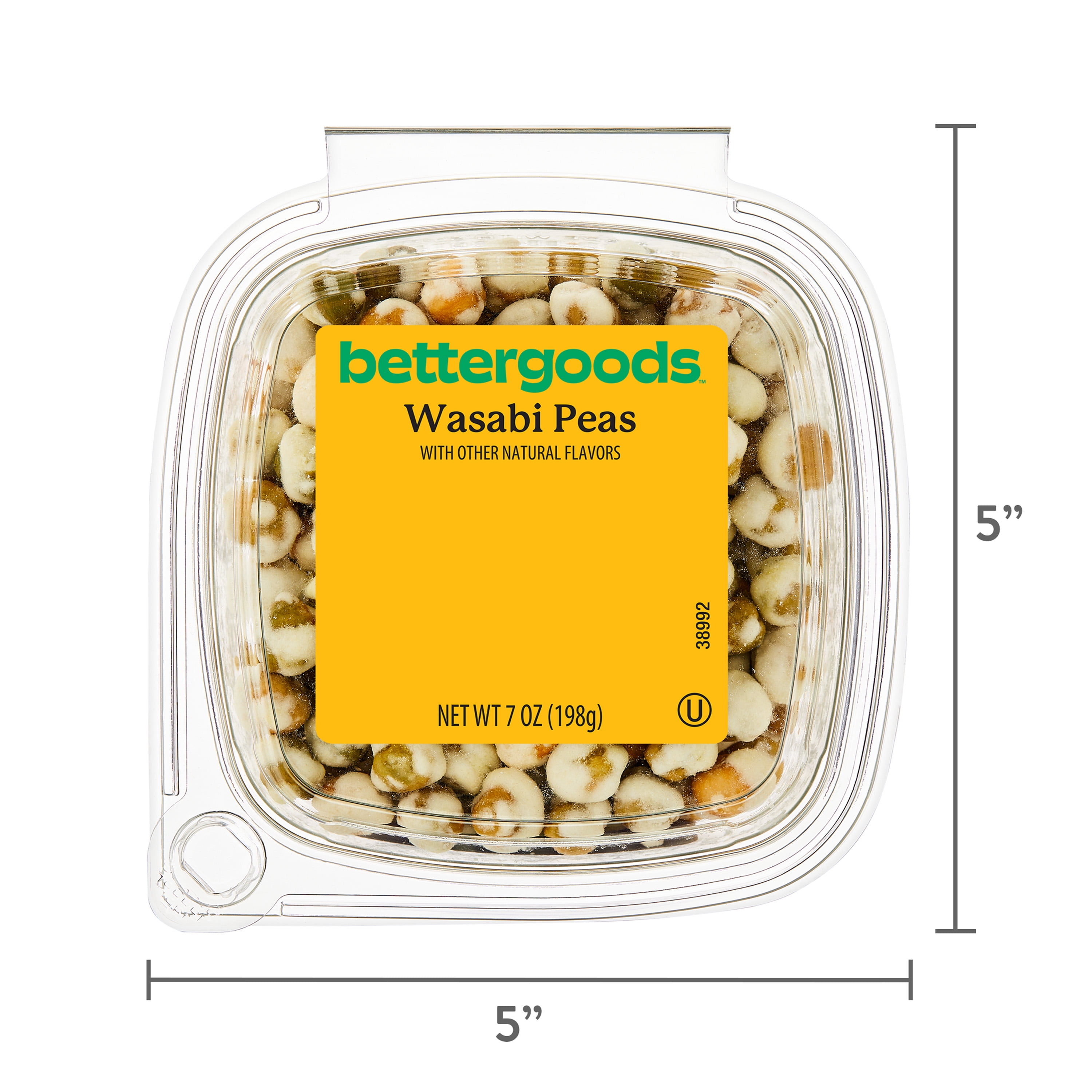bettergoods Wasabi Peas, 7 oz