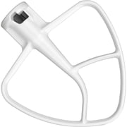 Flat Beater Accessory for Kitchenaid 4.5 Qt Tilt Head Stand Mixers, White
