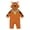 Scooby Costume Brown, variant on Scooby-Doo Baby Boy or Girl Cosplay Hooded Coverall Jumpsuit Costume Brown