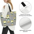 thumbnail image 4 of Cuphead Show Ms. Chalice Tote Bags Reusable Women Shoulder Bag Grocery Bag Travel Beach Shopping Work Daily Handle Bag, 4 of 8