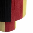thumbnail image 3 of Lámpara de mesa Tov Furniture Guinevere, algodón rayado, rojo/amarillo, 3 of 5