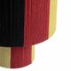 thumbnail image 3 of Lámpara de mesa Tov Furniture Guinevere, algodón rayado, rojo/amarillo, 3 of 5