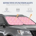 thumbnail image 4 of Naloa pink heart Print 2-Piece Windshield Sunshade,Foldable Car Front Window Sun Shades,for Most Sedans SUV Truck-Medium, 4 of 6
