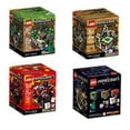 thumbnail image 1 of LEGO Minecraft Set Lego Minecraft Collection 4 Set [21102, 21105, 21106, 21107] LEGO -, 1 of 9