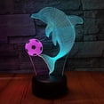 thumbnail image 3 of LINLIN 3D Night Light, 3D USB 3D Illusion Light Desk Lamp Touch Night Light with 7 Color Optical Illusion Desk Lights for Musical Instrument Shop Home Party Supply Decoration, 3 of 7
