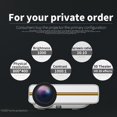thumbnail image 4 of YG400 Universal HD Portable Homehold Multimedia Projector with Built-in Loudspeaker Support 100inch Large Screen Projection black_regular version, 4 of 4