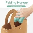 thumbnail image 2 of Riousery Portable Plastic Clothes Hangers, Green, 2 of 6