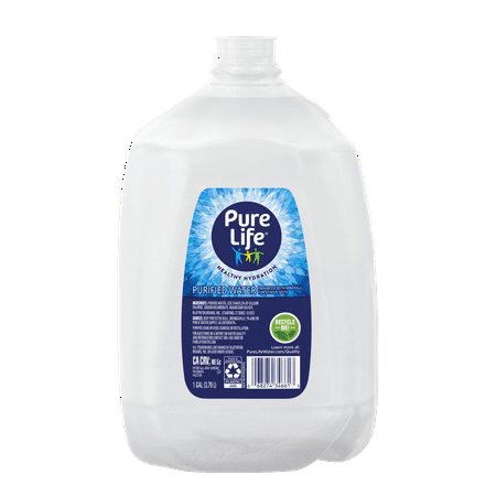 Pure Life Purified Water, 1 gal, Single Plastic Jug