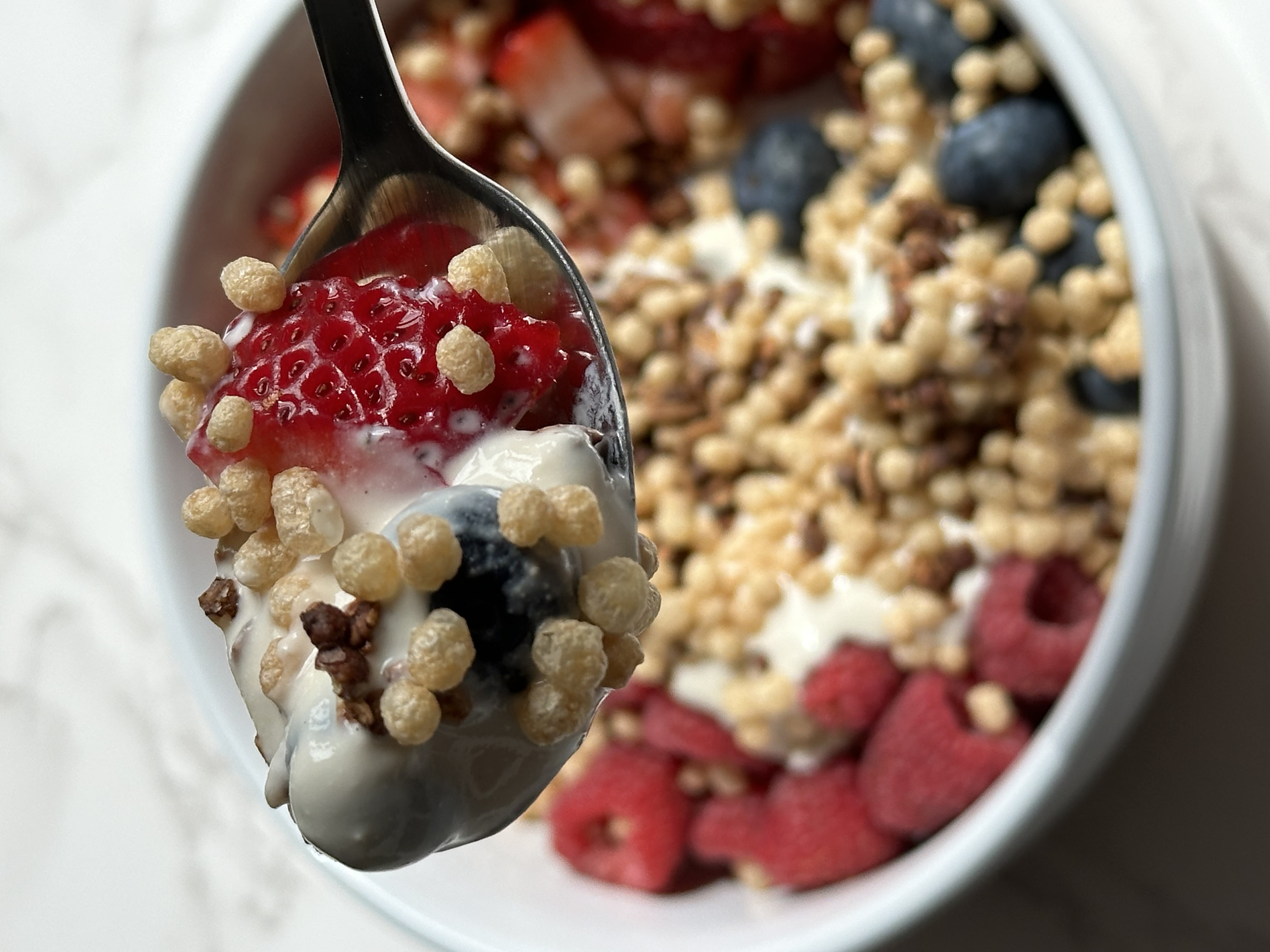 La Purita Quinoa Pops, 6.35 oz, Puffed Quinua, Gluten-Free Cereal, Vegan, Superfood (180g)