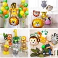 thumbnail image 4 of Globo de animales, globos de papel de aluminio de animales, globos de cumpleaños de 6 piezas, se permite helio, para bodas, decoraciones de fiestas de baby shower, juguetes para niños (6 piezas), 4 of 5