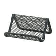 thumbnail image 2 of Travelwant Business Card Holder for Desk Metal Business Card Display Holders Mesh Business Cards Holder Stand Desktop Name Card Organizer, Capacity: 50 Cards, Black, 2 of 7
