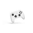 thumbnail image 3 of Contrôleur Bluetooth Ultimate 8BitDo avec station de chargement - Blanc, 3 of 6