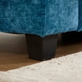 thumbnail image 4 of GZXS Large Rectangular Ottoman with Plush Chenille Upholstery - 35"L x 22.1"W x 18.1"H, Modular Design for Living Space, Blue, 4 of 7