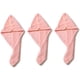 thumbnail image 1 of Paquete de 3 toallas de microfibra para secar el cabello, superabsorbentes, para envolver el cabello, para cabello largo y suave, 1 of 6