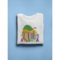 thumbnail image 3 of Atlanta Georgia Colorful Quote Sweatshirt Women -Image by Shutterstock, Female 3X-Large, 3 of 4