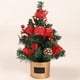 thumbnail image 2 of Adorno de escritorio para el hogar Cateissary decoración del árbol de Navidad Mini árboles de Navidad rojo, 2 of 6
