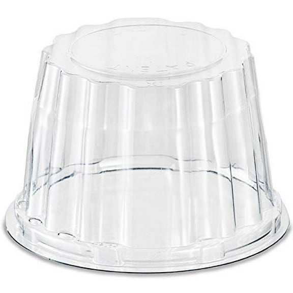 Alcas Clear Plastic Tall Dome Lid for Medoro Tray 014/1, 10 Pieces