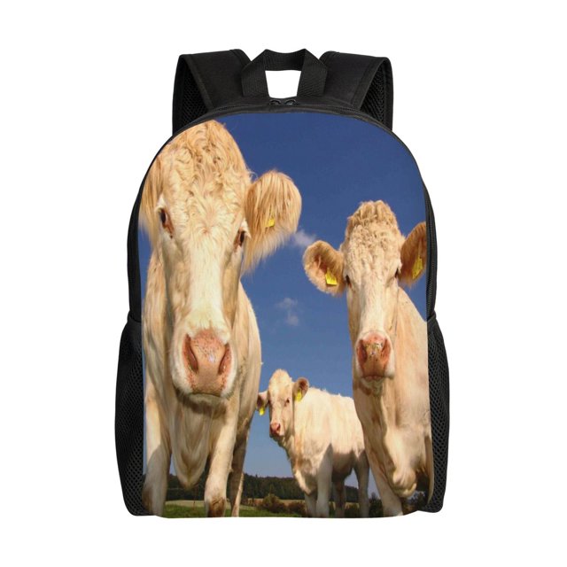 Easygdp Cows Cattles Mochila Versátil y Elegante: Comodidad, Almacenaje y Durabilidad para la Universidad, Trabajo, Viajes y Uso Diario