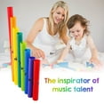 thumbnail image 1 of Muslady Tubos Musicales de Colores: Juguete Educativo para Niños, Escala Diatónica, Material ABS Ecológico, Ligero y Fácil de Transportar, Ideal para Clases de Música y Hogar., 1 of 6