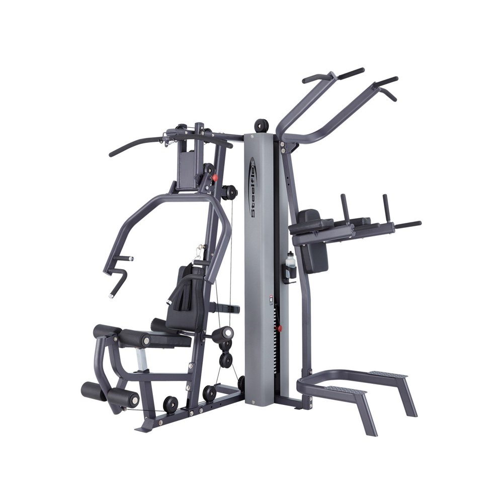 Home Multi Station Gym Pulley Weight Machine 210 lb. Stack by