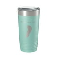 thumbnail image 1 of Mountain Lake Map Tumbler Travel Mug Insulated Laser Engraved Coffee Cup Virginia 20 oz Teal, 1 of 1