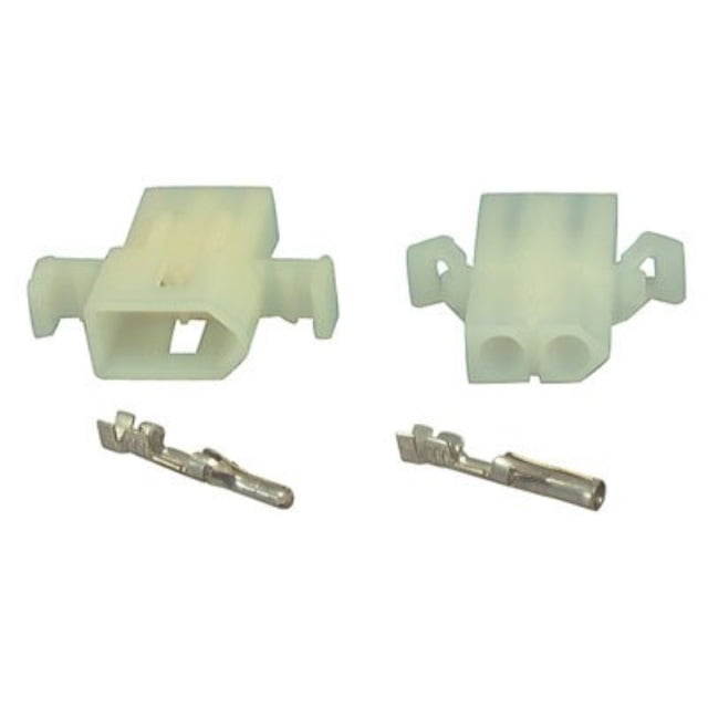 molex 1545prt 1545 series connector kit, 2 0.093" pin, 12a, 250 vac, 1822 awg