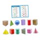 thumbnail image 1 of 12 figuras geométricas plegables, juguetes educativos con tabla de fórmulas, útiles escolares de matemáticas, sólidos geométricos para niños, 1 of 9