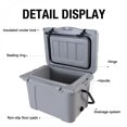 thumbnail image 6 of 25QT Insulated Hard Portable Cooler Built-in Bottle Opener  Cup Holder and Forming Ruler Ideal for Outdoor Beach  Camping and Fishing, 6 of 21