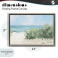 thumbnail image 4 of Stupell Industries Transitional Soothing Beach Day Brown Floating Frame Canvas Art, 25 x 17, by Jane Slivka, 4 of 8
