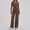 Brown, variant on Womens Workout Sets Two Piece Jacket Matching High Waist Wide Leg Leggings Sets Gym Outfits Work Out Clothes