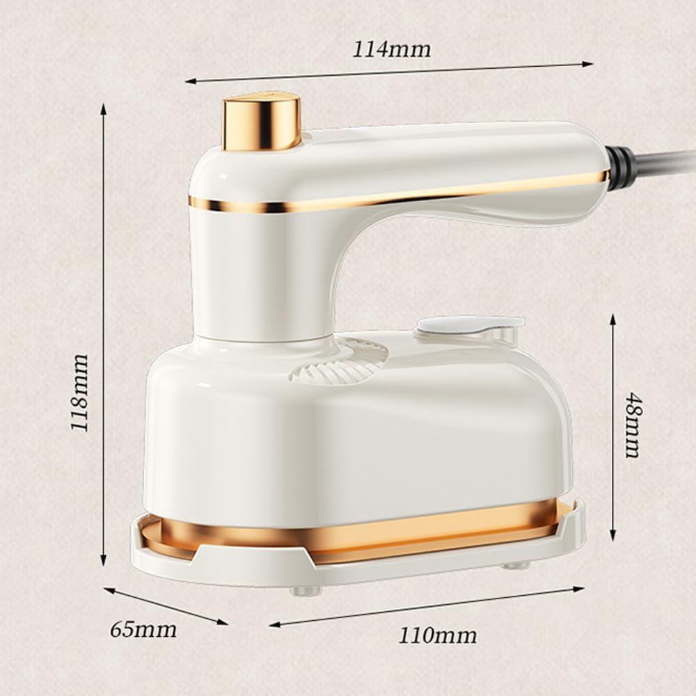 2026 New Handheld Portable Steam Iron, Portable Handheld Garment Mini Electric Iron, 2 in 1 Mini Portable Rotary Garment Iron, Compact Design with 50ml Water Tank for Home Travel Use