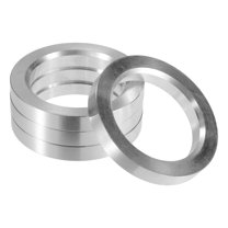 Unique Bargains 4pcs OD 75mm to ID 57.1mm Aluminum Alloy Vehicle Hub Centric Rings Wheel Bore Center Spacer
