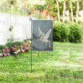 thumbnail image 2 of MKHERT Cute Rabbit Garden Flag Banner Decorative Flag for Wedding Home Outdoor Garden Decor 12x18 inch, 2 of 2