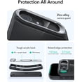 thumbnail image 3 of Funda Magnética Negra Transparente con Soporte para Almacenamiento para iPhone 17e / 16e, 3 of 8