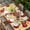 Deep Red Dark Yellow, variant on Farmhouse Apples Table Cloths for 3 Foot Rectangle Tables, Country Tropical Fruits Watercolor Patio Waterproof Elastic Fitted Tablecloths, Washable Rectangular Table Cover for Camping