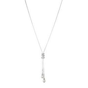 Cyber Monday Deals Iuhan Ladies Fashion Charm Crystal Pearls Pendant Necklace Luxury Long Necklace Sweate