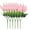 Rose, variante sur TIELUTT 6 Pcs Bouquet de Mariage en Latex Fleurs Réelles pour la Maison Saint-Valentin Fleurs Citrouille Guirlandes Florales Têtes de Roses Décorations de Jardinière d'Hiver Extérieur