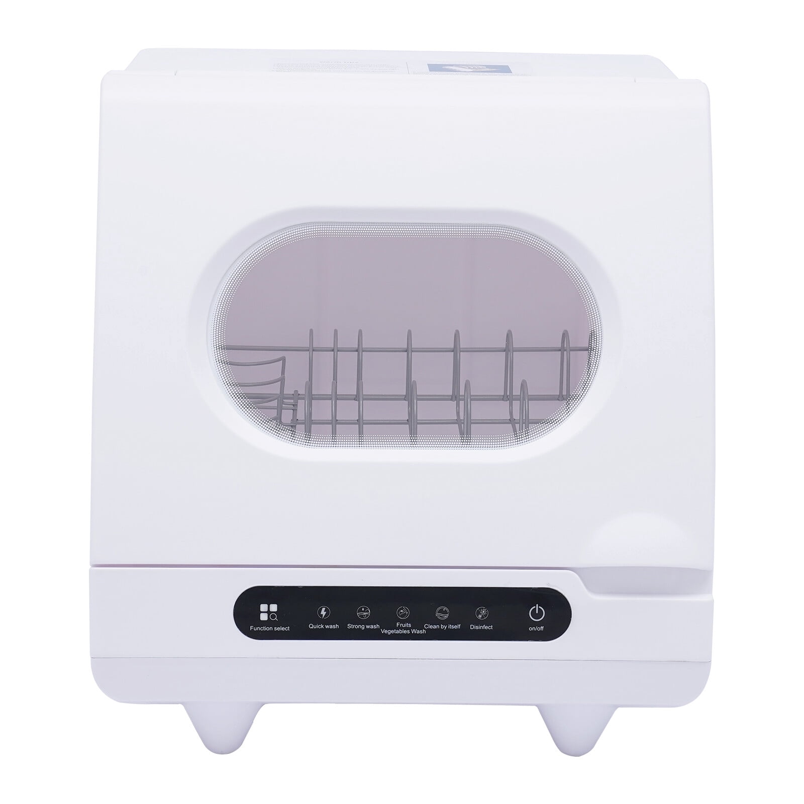 Portable Countertop Dishwasher 5 Washing Programs with Water Tank Leak-Proof Dry