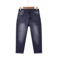 thumbnail image 4 of Women's high waist nine-point jeans fashion straight nine-point pants, 4 of 9