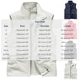 thumbnail image 2 of Jackets for Men, Men's Stand Collar Sleeveless Work Vest Jackets with Multi Pockets | Lightweight Casual Sport Coat,Casual Regular Fit Street Outerwear, 2 of 4