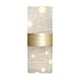 thumbnail image 2 of Aplique de pared acrílico con cable, moderno aplique LED cálido, aplique dorado para interiores, ideal para sala de estar, dormitorio, baño, pasillo, puerta, escaleras, mesita de noche, moderno., 2 of 6