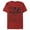 Red, variant on Men's Justice League Vintage Hero Panels Graphic Tee Red Small