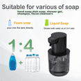 thumbnail image 2 of Automatic Foaming Soap Dispenser,4-Level Adjustable,Touchless,400ml Wall Mount Rechargeable Foam Hand Soap Dispenser, 2 of 7