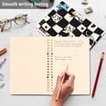 thumbnail image 4 of FORMRS 1-Subject Spiral Notebook 8" x 5" College Ruled 60 Refillable Sheet, 2 Pack, Blue and White Cat, 4 of 7
