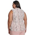 thumbnail image 2 of Calvin Klein Womens Printed Tank Top, Multicoloured, Plus Size, 2X, 2 of 2