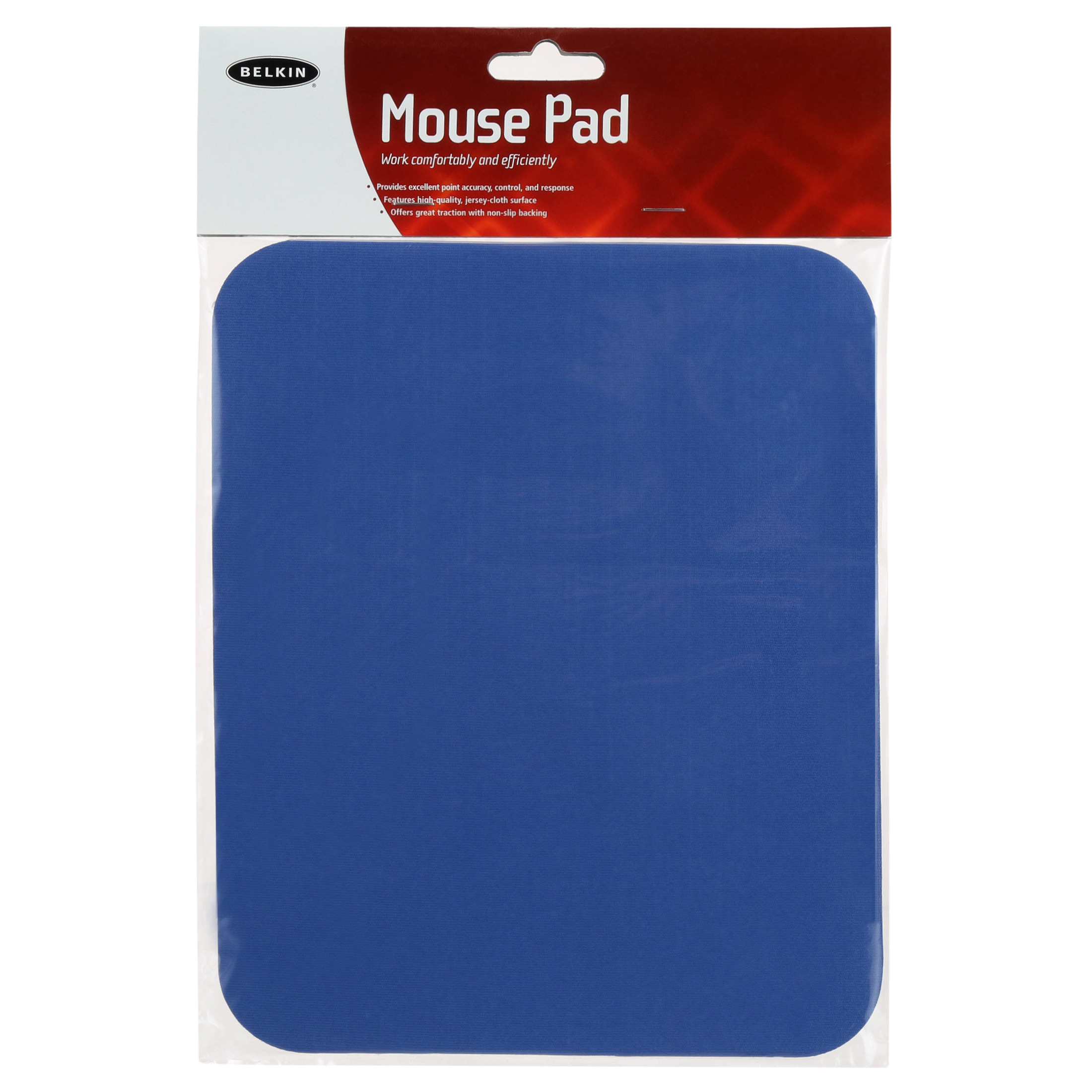 Belkin Non-Slip Neoprene Mouse Pad, Compatible with Wired and Wireless Mouse, Blue (1-Pack) - image 2 of 2